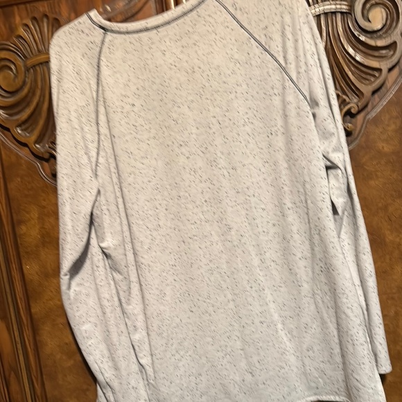 Cuddl Duds Gray Speckled Sweatshirt - Picture 6 of 7